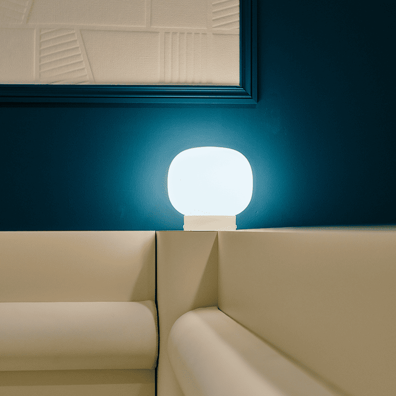 Détails luminaires banquette assise
